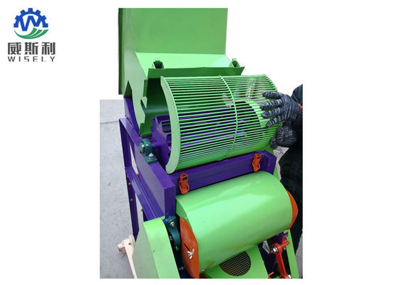 Китай Зеленая автоматическая лущилка арахиса, компактная текстура машины обработки арахиса поставщик